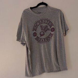 Ripple Junction Gray Tee with Purple Graphic